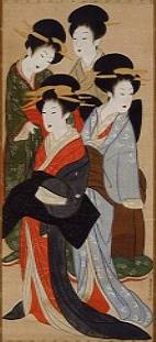 <span class="tw-text-xs tw-font-semibold">祇園井特</span><span class="tw-text-sm tw-font-semibold">「四美人図」</span>