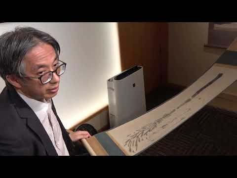 白隠の「箒」図を見ながら、白隠の軸の面白さについて考えます