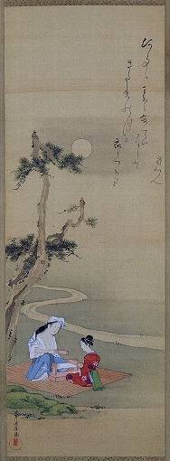 <span class="tw-text-xs tw-font-semibold">窪俊満</span><span class="tw-text-sm tw-font-semibold">「砧打ち図」</span>