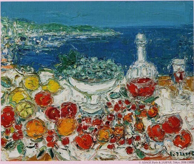 アンドレ・コタボ「Fruits devant la mer」