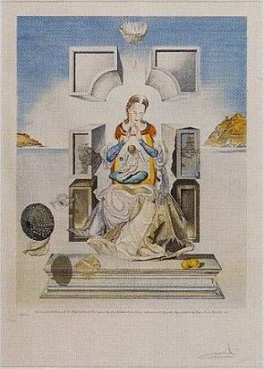 <span class="tw-text-xs tw-font-semibold">サルバドール・ダリ</span><span class="tw-text-sm tw-font-semibold">「La Madonna di port Ligat」</span>
