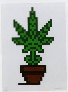 インベーダー「Hollyweed(Brown pot)」