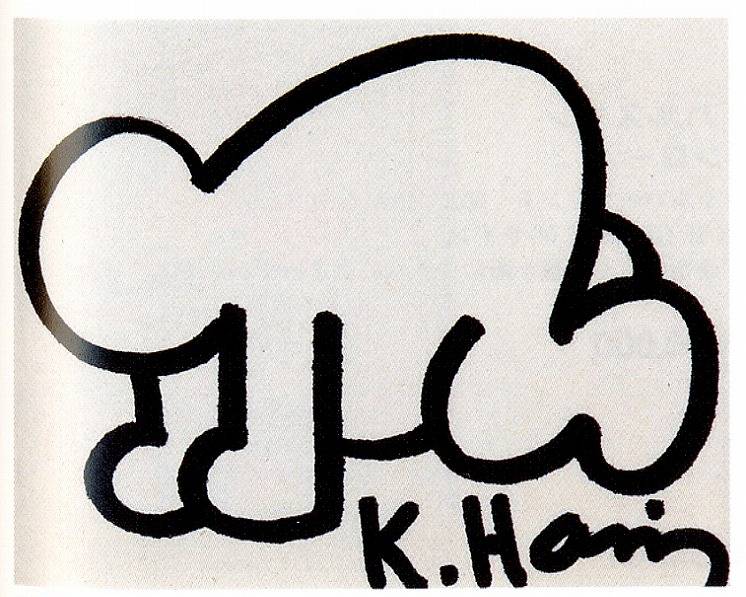 <span class="tw-text-xs tw-font-semibold">キース・ヘリング</span><span class="tw-text-sm tw-font-semibold">「作品」</span>