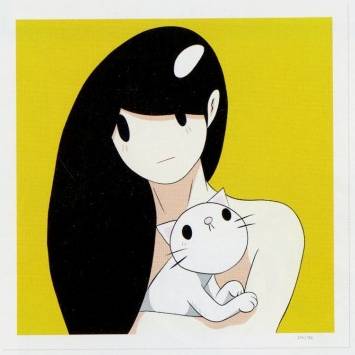 天野タケル「Venus with Cat（Yellow）」