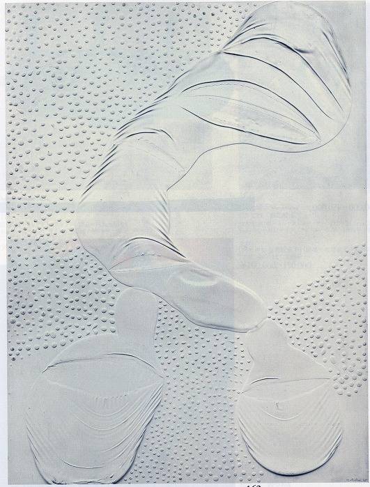 <span class="tw-text-xs tw-font-semibold">松谷武判</span><span class="tw-text-sm tw-font-semibold">「作品65-W」</span>