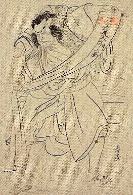 <span class="tw-text-xs tw-font-semibold">勝川春章</span><span class="tw-text-sm tw-font-semibold">「版下芝居繪図」</span>