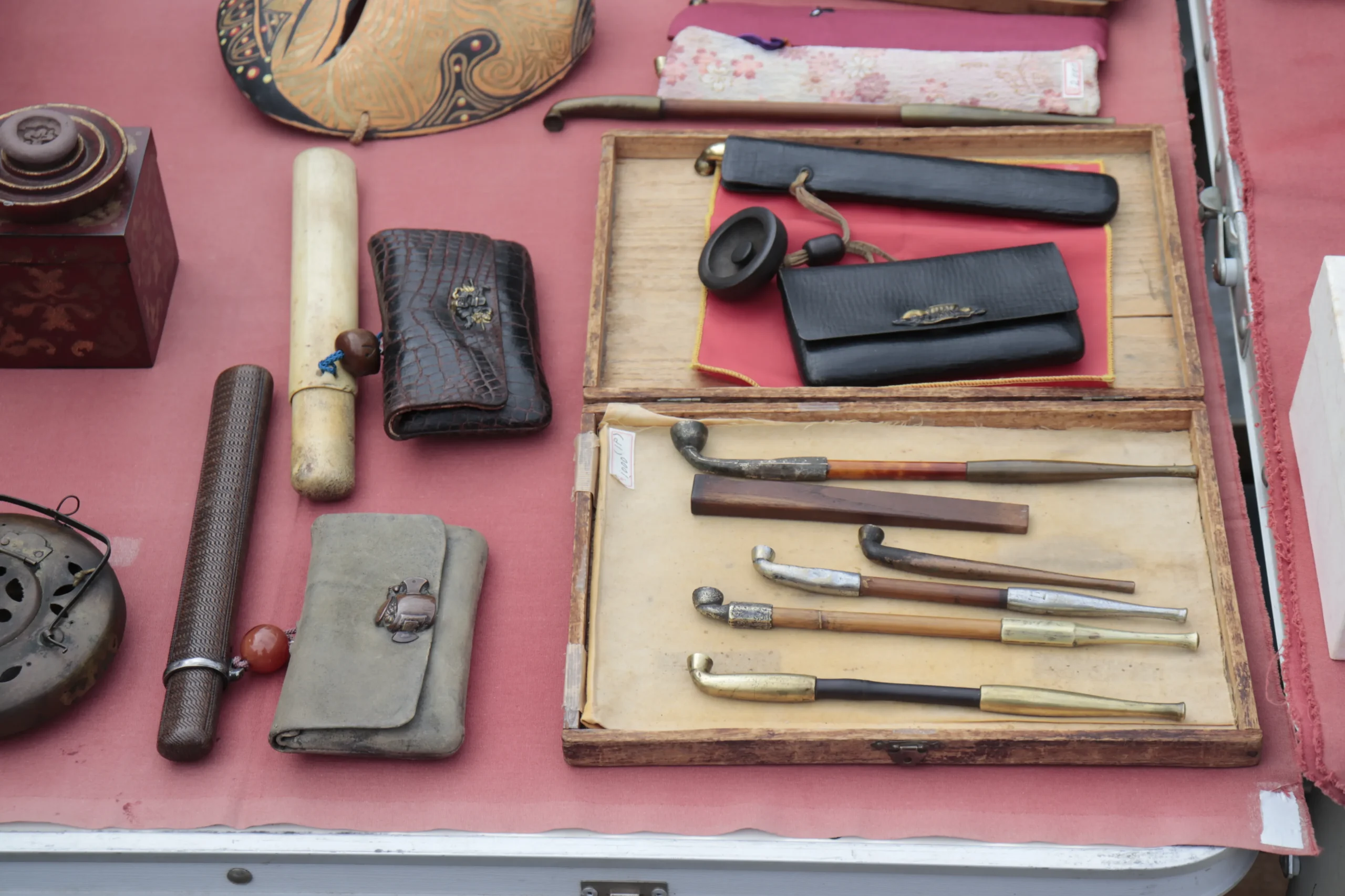 護国寺骨董市で見つけた骨董品のキセル