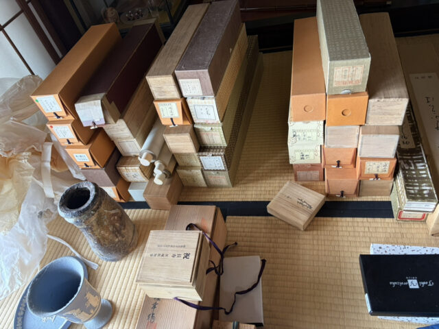 2026/10/2　茨城県ひたちなか市にて茶道具多数をお引取させていただきました
