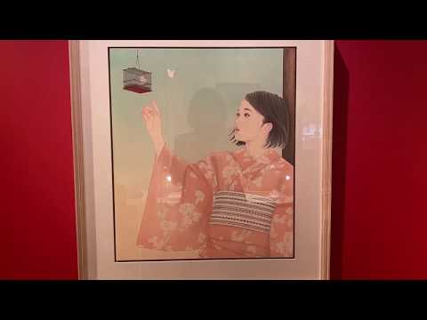 宮崎優・美人画ルネサンス@阪急うめだ本店・バーチャル画廊巡り 作家別作品買取