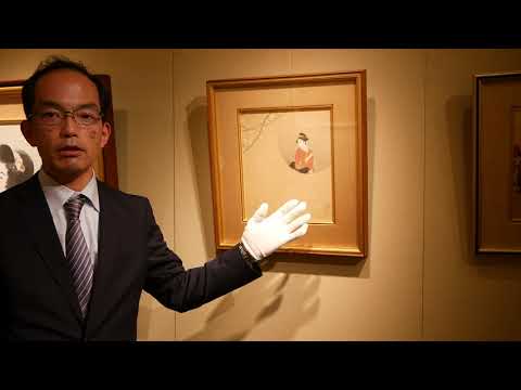 【円窓の図】上村松園の美人画を高く評価しています【絵画骨董買取プロby秋華洞】 作家別作品買取