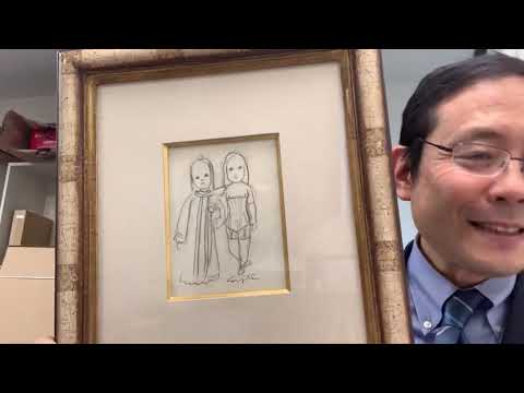 藤田嗣治のドローイング高く評価査定致します【絵画骨董買取プロby秋華洞】 作家別作品買取