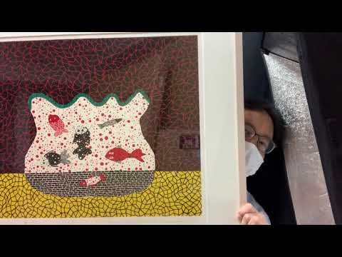 かぼちゃ以外にも多彩なモチーフあります。草間彌生先生の作品を高く評価します【絵画骨董買取プロby秋華洞】 作家別作品買取