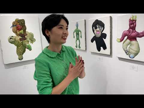 駒嶺ちひろインタビュー(未編集)三人展 亀山晴香・菊池虎十・駒嶺ちひろ『分裂と増殖』【ギャラリーセナ】 作家別作品買取